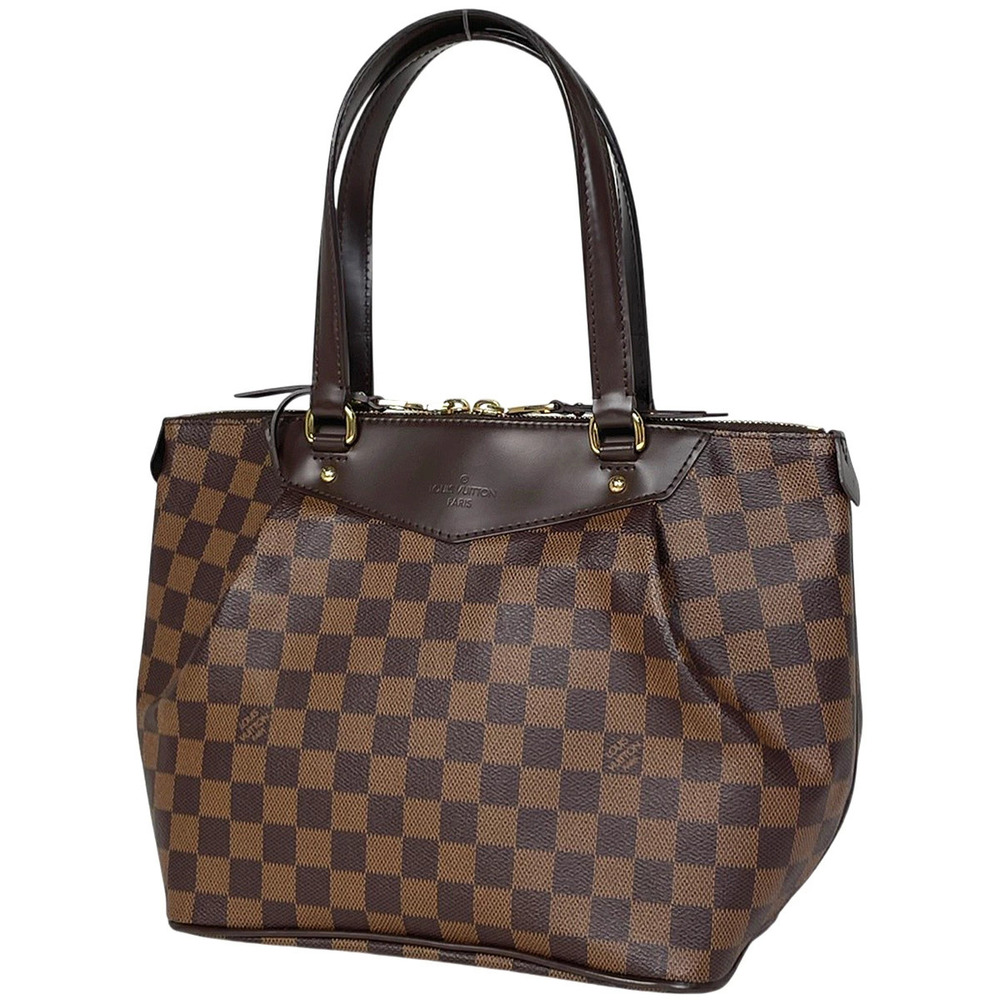 Louis Vuitton Westminster Handbag Tote Bag Damier Brown